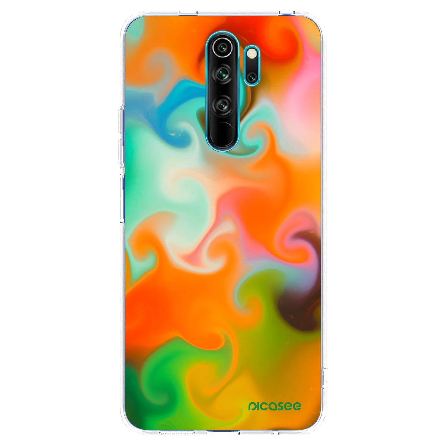 Picasee silikónový prehľadný obal pre Xiaomi Redmi Note 8 Pro - Juice