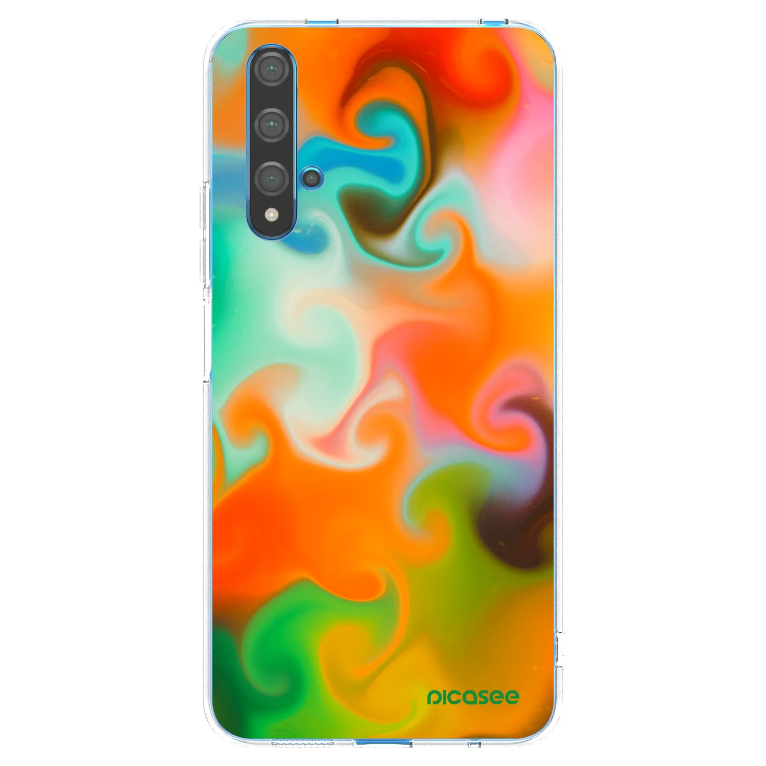 Picasee silikónový prehľadný obal pre Huawei Nova 5T - Juice