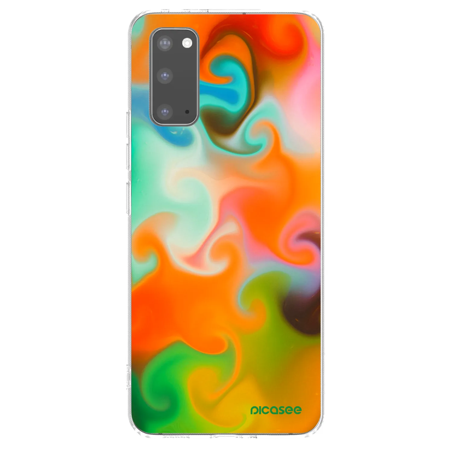 Picasee silikónový prehľadný obal pre Samsung Galaxy S20 G980F - Juice