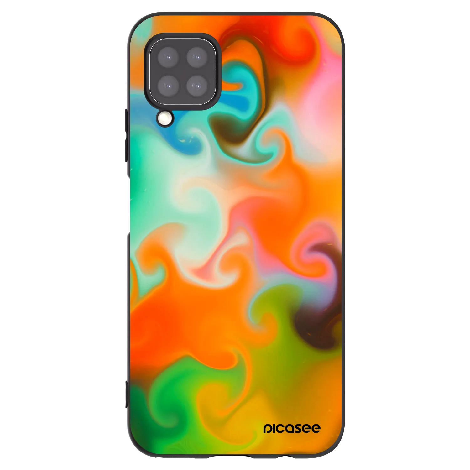 Picasee silikónový čierny obal pre Huawei P40 Lite - Juice