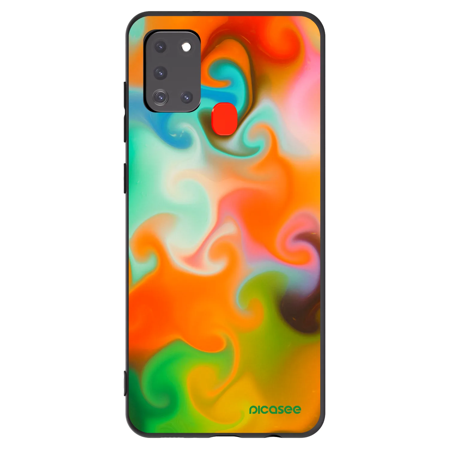 Picasee silikónový čierny obal pre Samsung Galaxy A21s - Juice