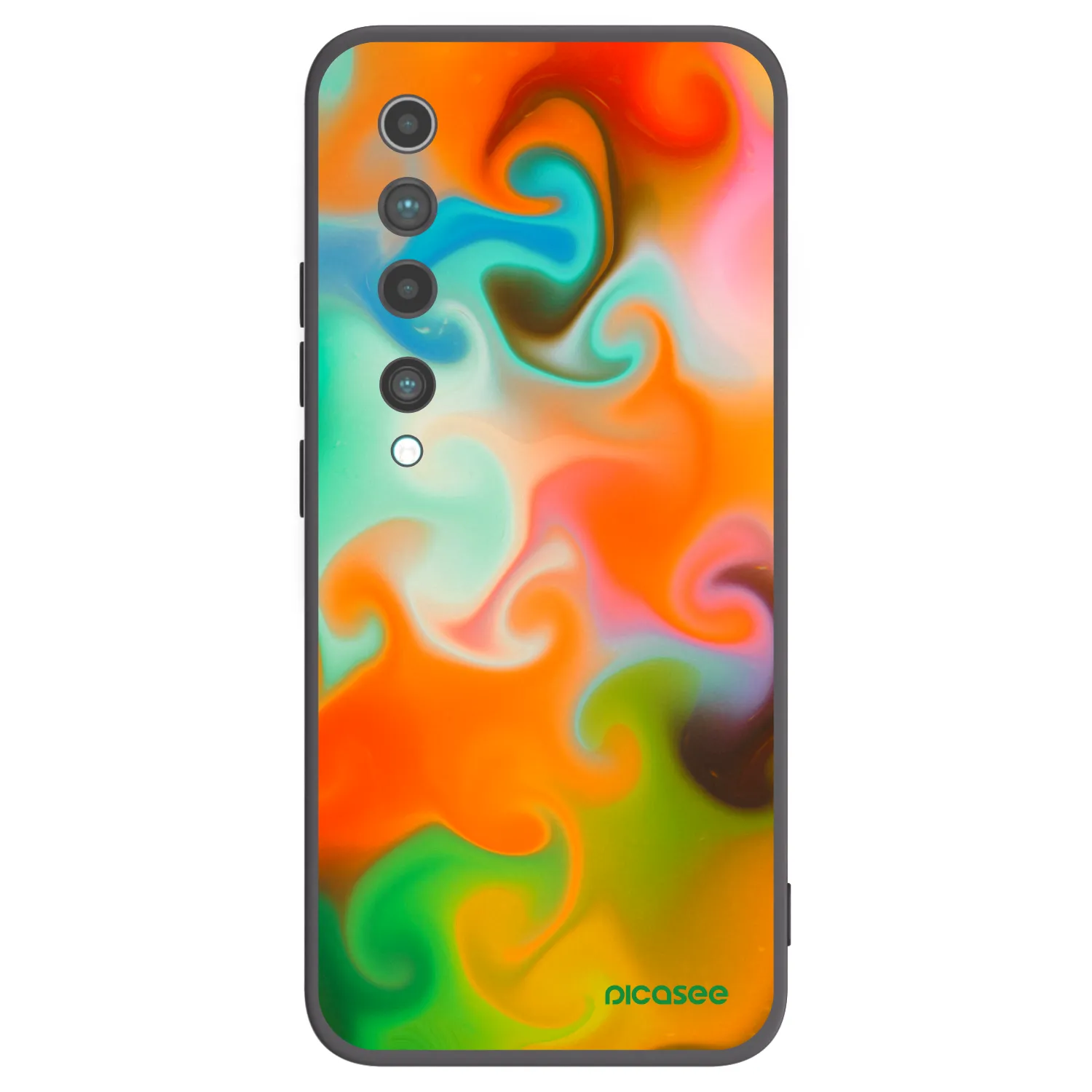 Picasee silikónový čierny obal pre Xiaomi Mi 10 - Juice