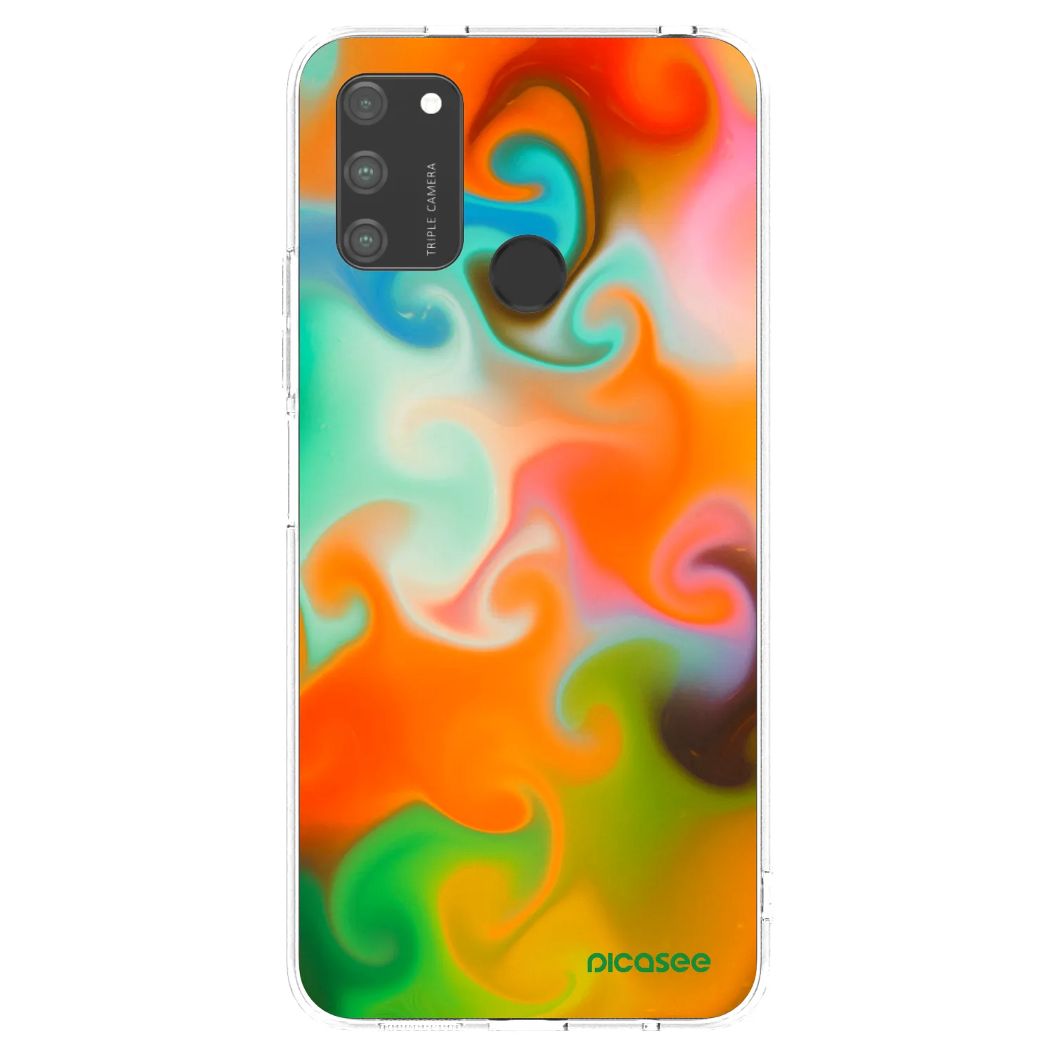 Picasee silikónový prehľadný obal pre Honor 9A - Juice