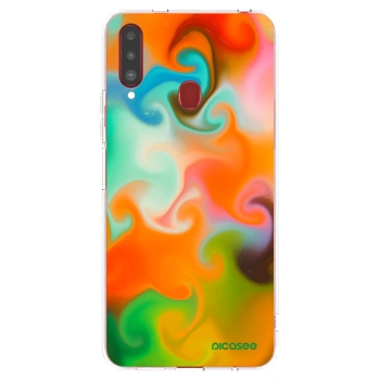 Picasee silikónový prehľadný obal pre Samsung Galaxy A20s - Juice