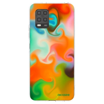 Picasee silikónový prehľadný obal pre Xiaomi Mi 10 Lite - Juice