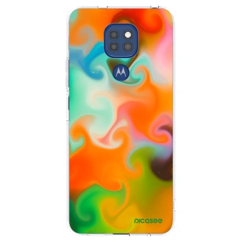 Picasee silikónový prehľadný obal pre Motorola Moto G9 Play - Juice