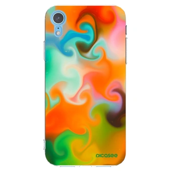 Picasee silikónový prehľadný obal pre Apple iPhone XR - Juice