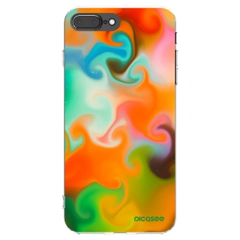 Picasee silikónový prehľadný obal pre Apple iPhone 8 Plus - Juice