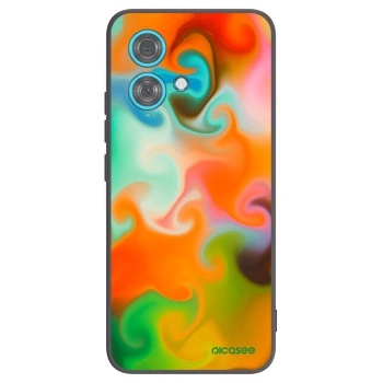 Picasee silikónový čierny obal pre Motorola Edge 40 Neo - Juice