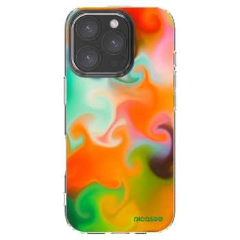 Picasee silikónový prehľadný obal pre Apple iPhone 16 Pro - Juice