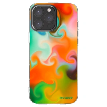 Picasee silikónový prehľadný obal pre Apple iPhone 16 Pro Max - Juice