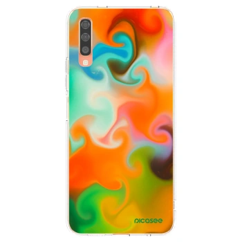 Picasee silikónový prehľadný obal pre Samsung Galaxy A70 A705F - Juice