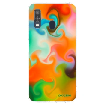 Picasee silikónový prehľadný obal pre Samsung Galaxy A40 A405F - Juice