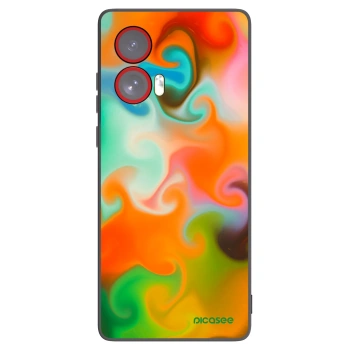 Picasee silikónový čierny obal pre Motorola Edge 50 Fusion - Juice