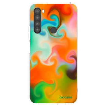 Picasee silikónový prehľadný obal pre Xiaomi Redmi Note 8 - Juice