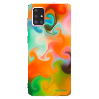 Picasee silikónový prehľadný obal pre Samsung Galaxy A71 A715F - Juice