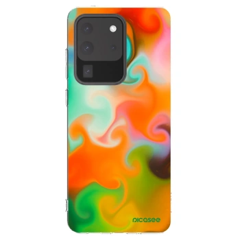Picasee silikónový prehľadný obal pre Samsung Galaxy S20 Ultra 5G G988F - Juice