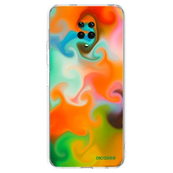 Picasee silikónový prehľadný obal pre Xiaomi Redmi Note 9 Pro - Juice
