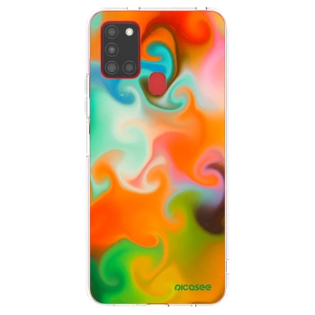 Picasee silikónový prehľadný obal pre Samsung Galaxy A21s - Juice