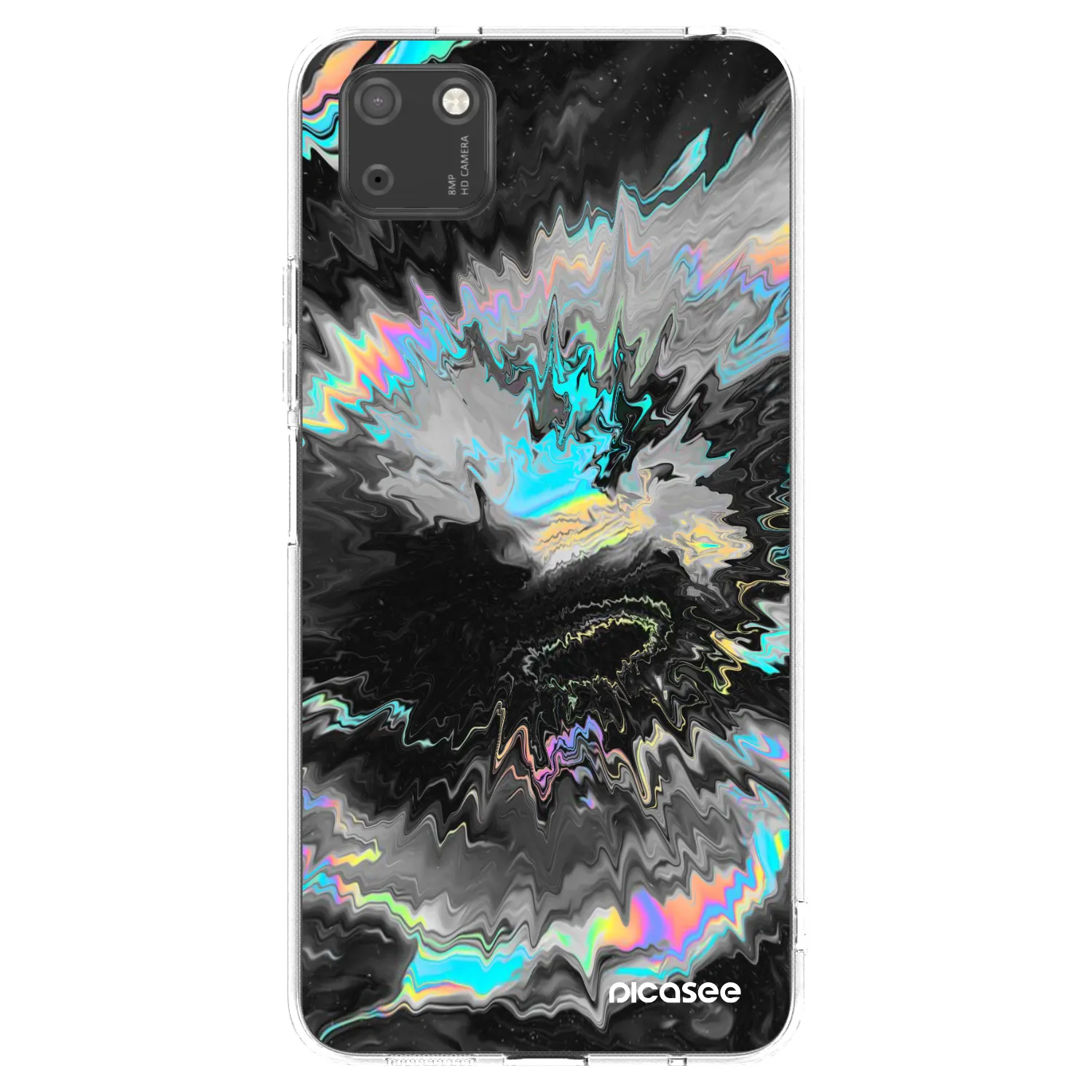 Picasee silikónový prehľadný obal pre Huawei Y5P - Magnetic