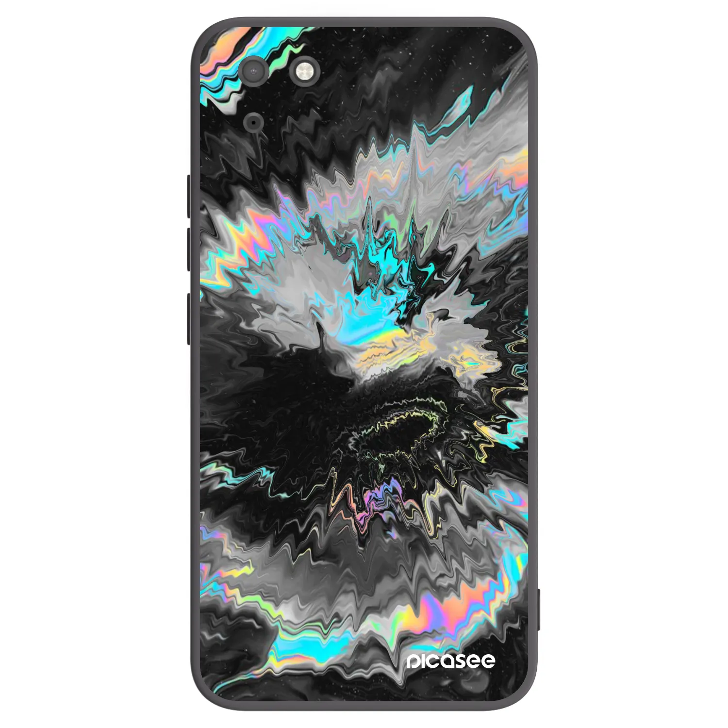 Picasee silikónový čierny obal pre Huawei Y5P - Magnetic