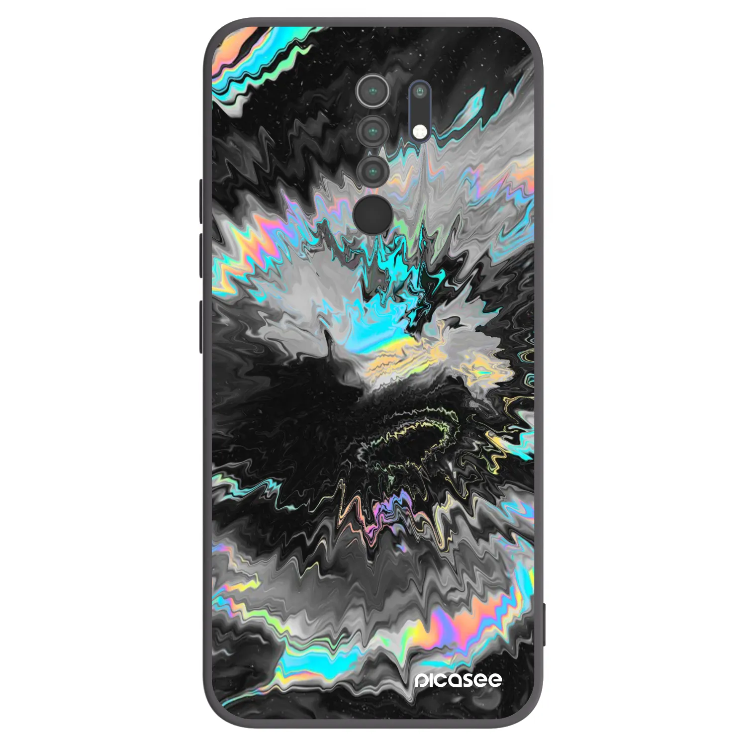 Picasee silikónový čierny obal pre Xiaomi Redmi 9 - Magnetic