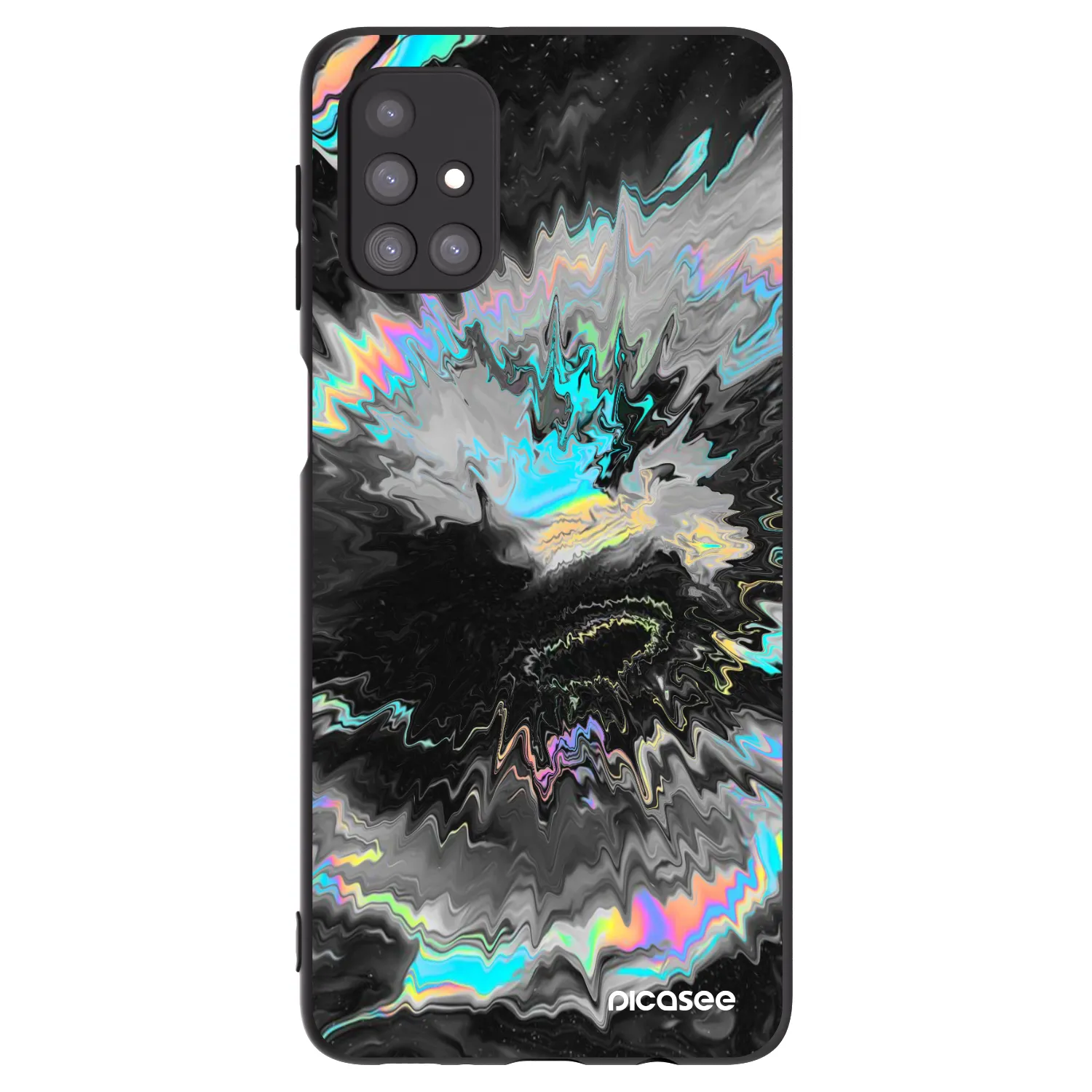 Picasee silikónový čierny obal pre Samsung Galaxy M31s - Magnetic