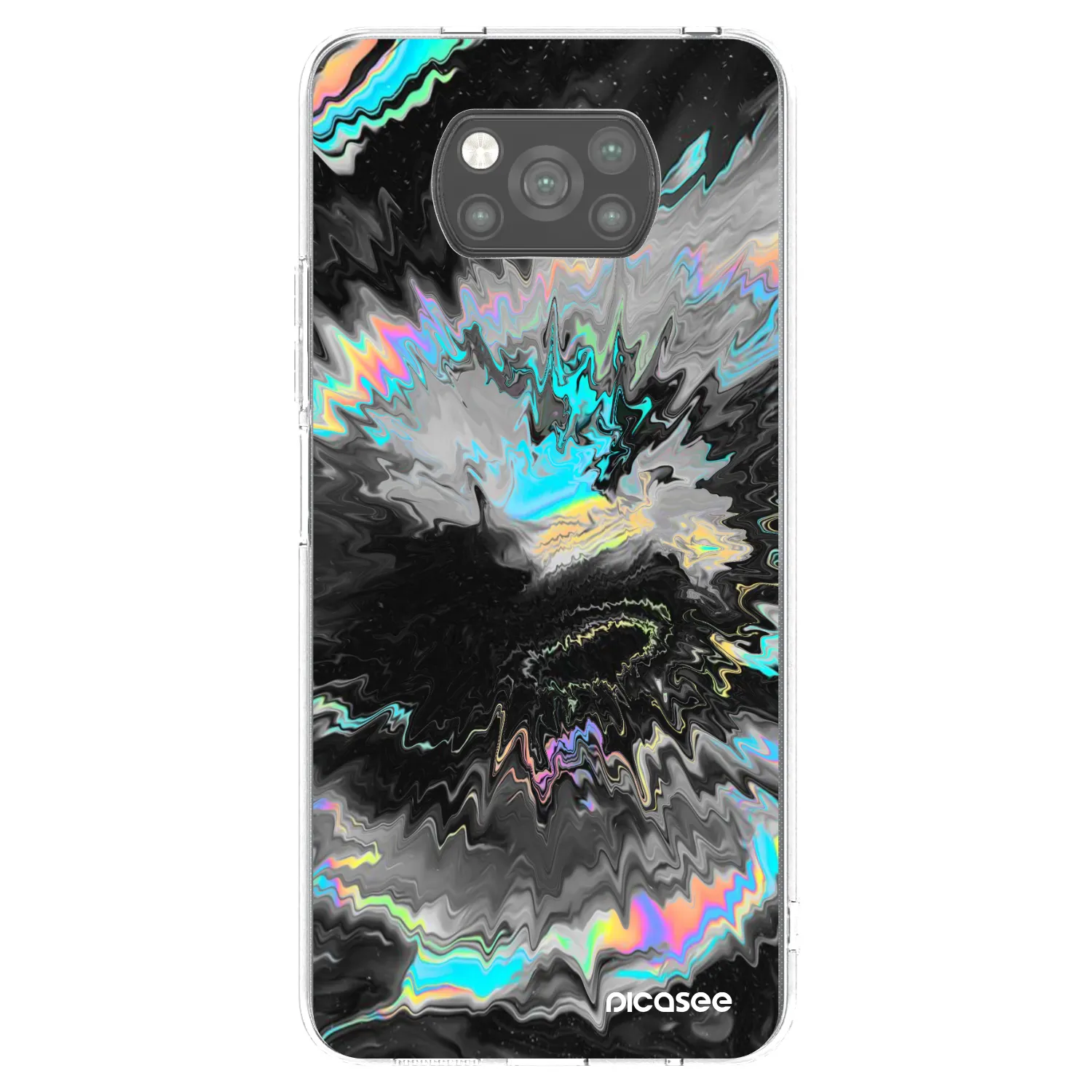 Picasee silikónový čierny obal pre Xiaomi Poco X3 - Magnetic