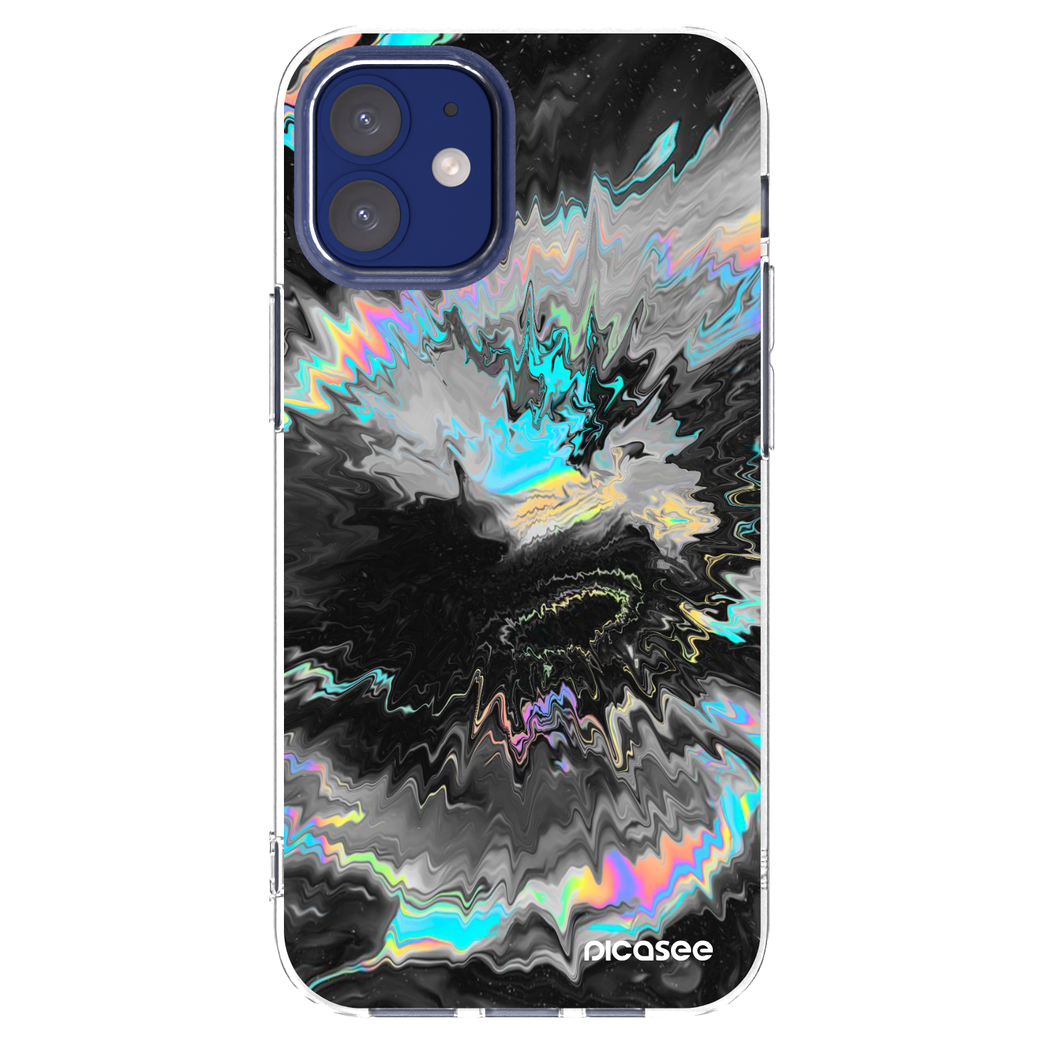 Picasee silikónový prehľadný obal pre Apple iPhone 12 mini - Magnetic