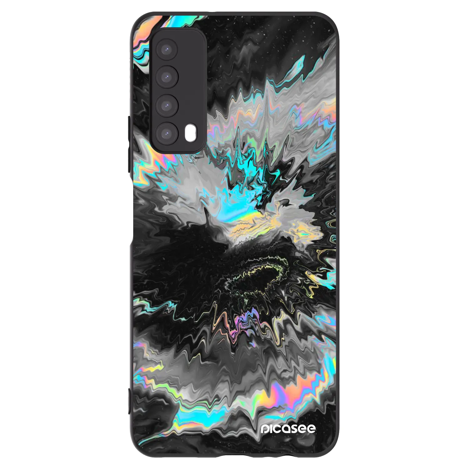 Picasee silikónový čierny obal pre Huawei P Smart 2021 - Magnetic