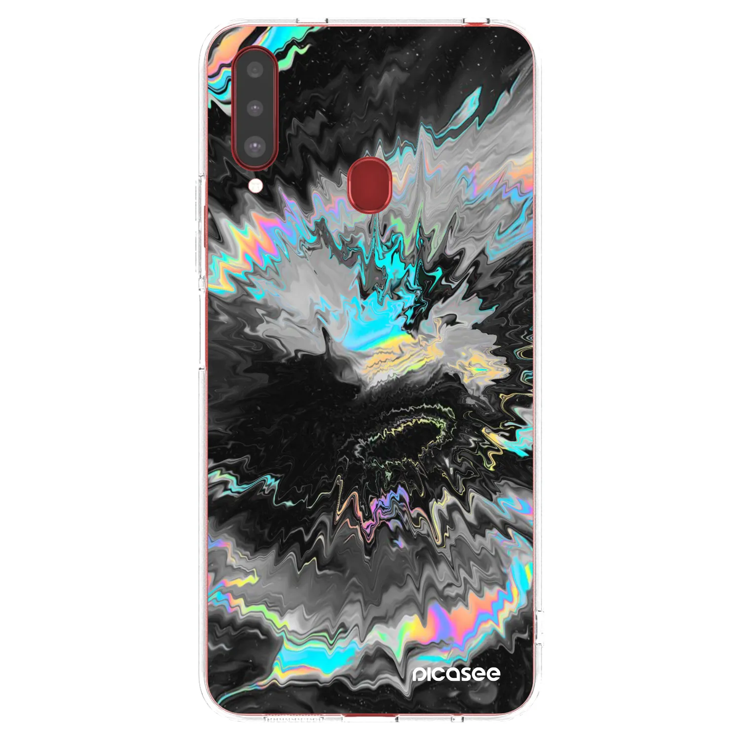 Picasee silikónový prehľadný obal pre Samsung Galaxy A20s - Magnetic