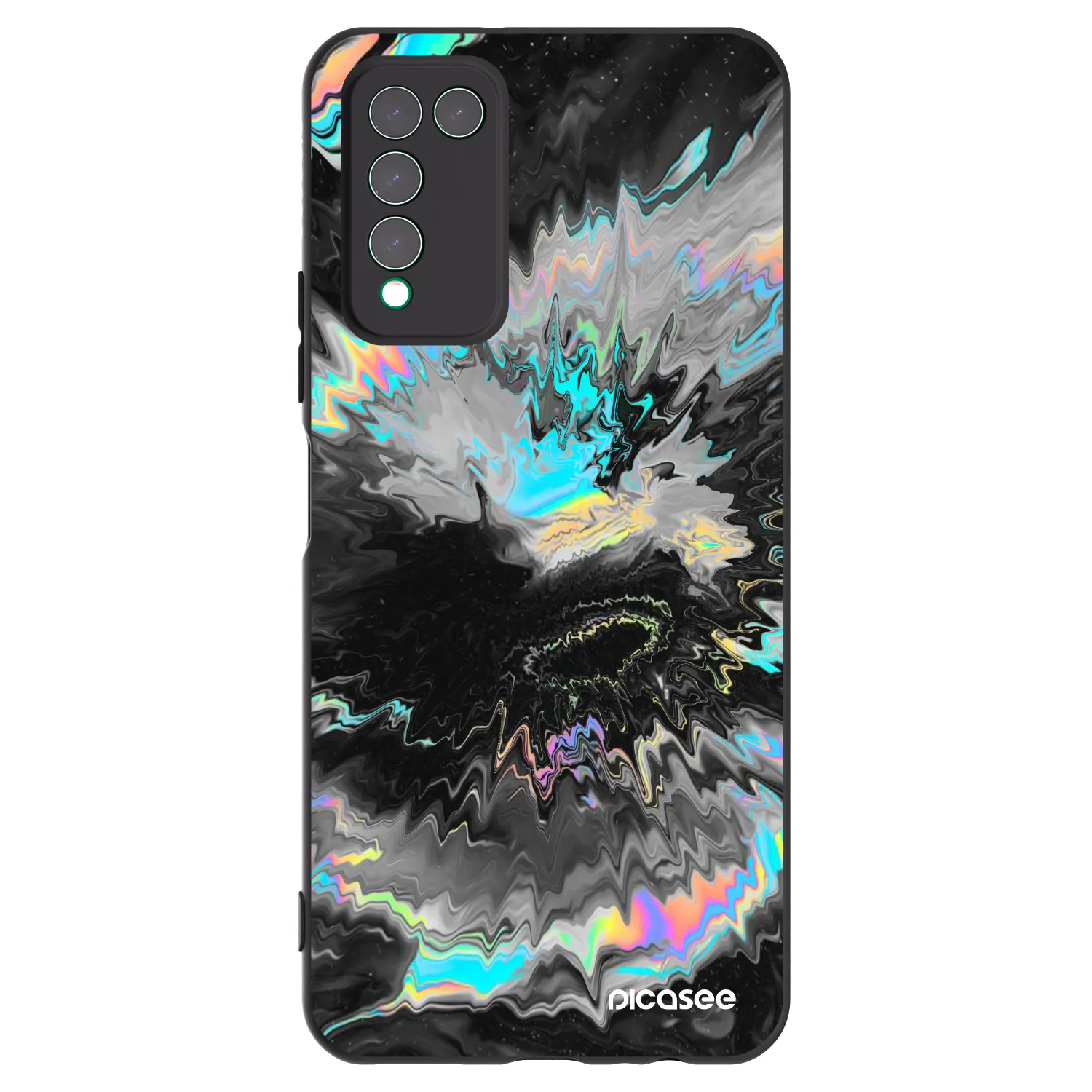 Picasee silikónový čierny obal pre Honor 10X Lite - Magnetic
