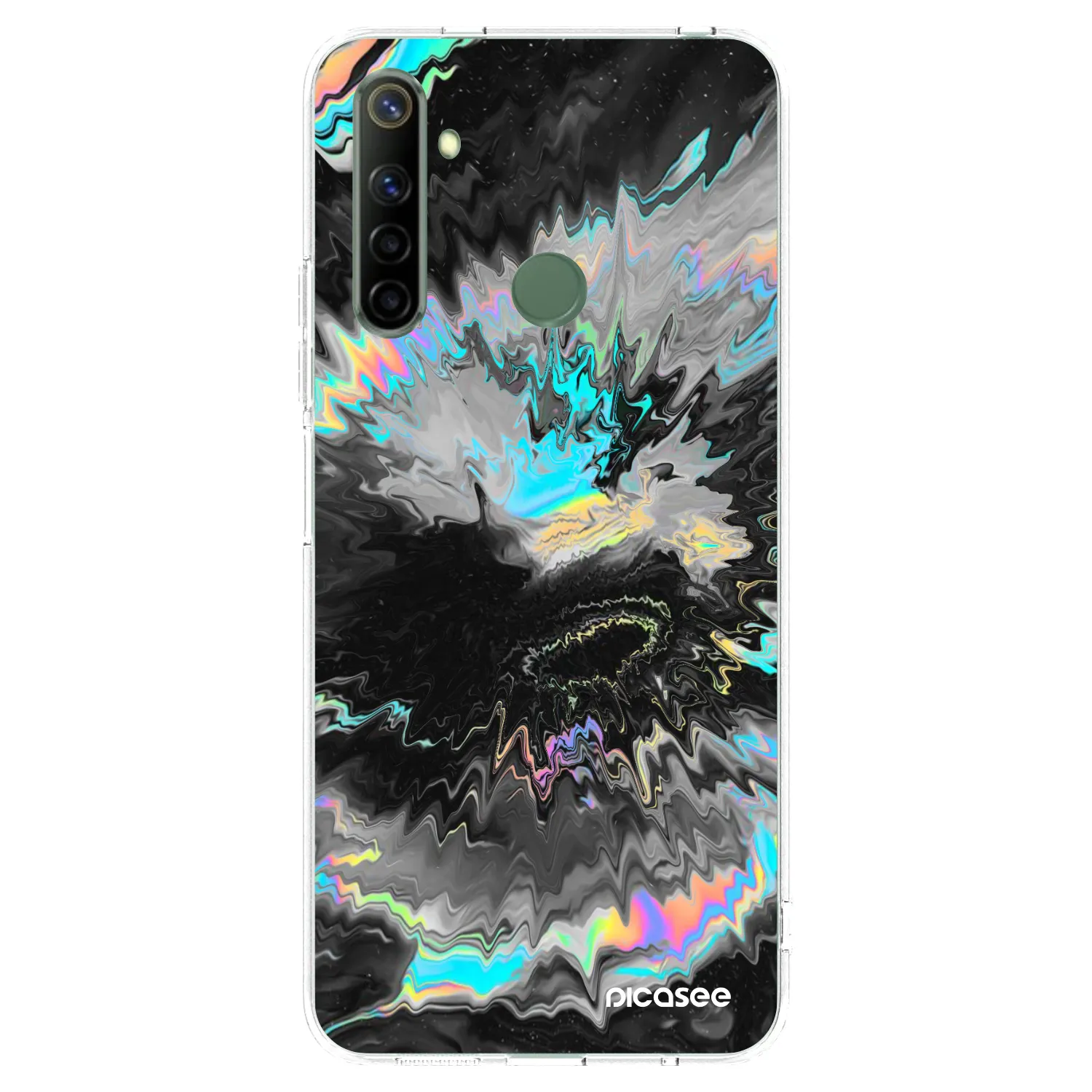 Picasee silikónový prehľadný obal pre Realme 6i - Magnetic