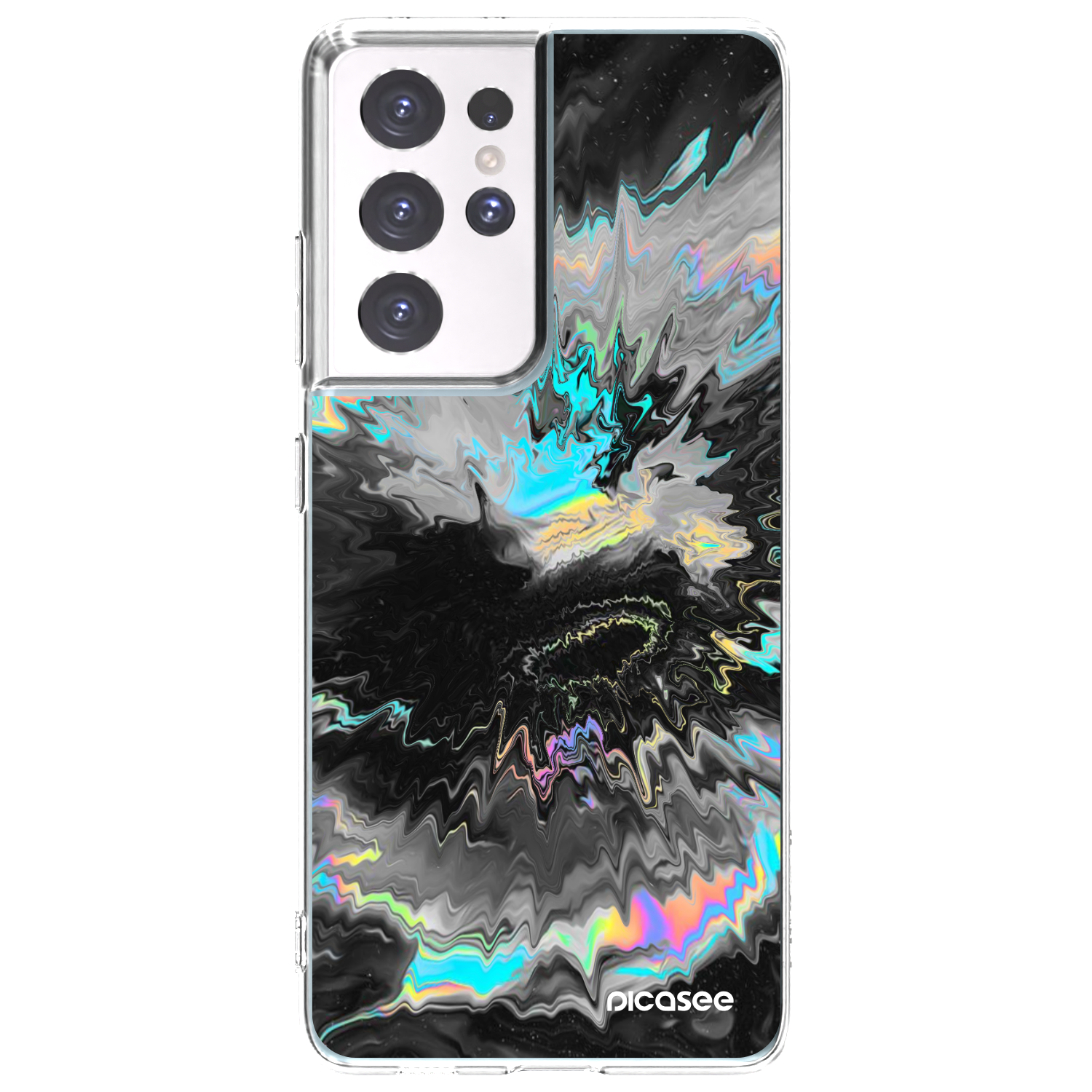Picasee silikónový prehľadný obal pre Samsung Galaxy S21 Ultra 5G G998B - Magnetic