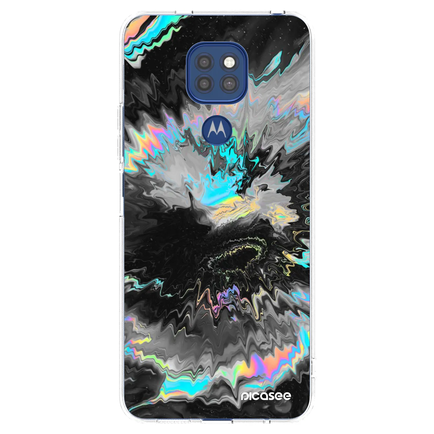 Silikónový prehľadný obal pre Motorola Moto G9 Play - Magnetic