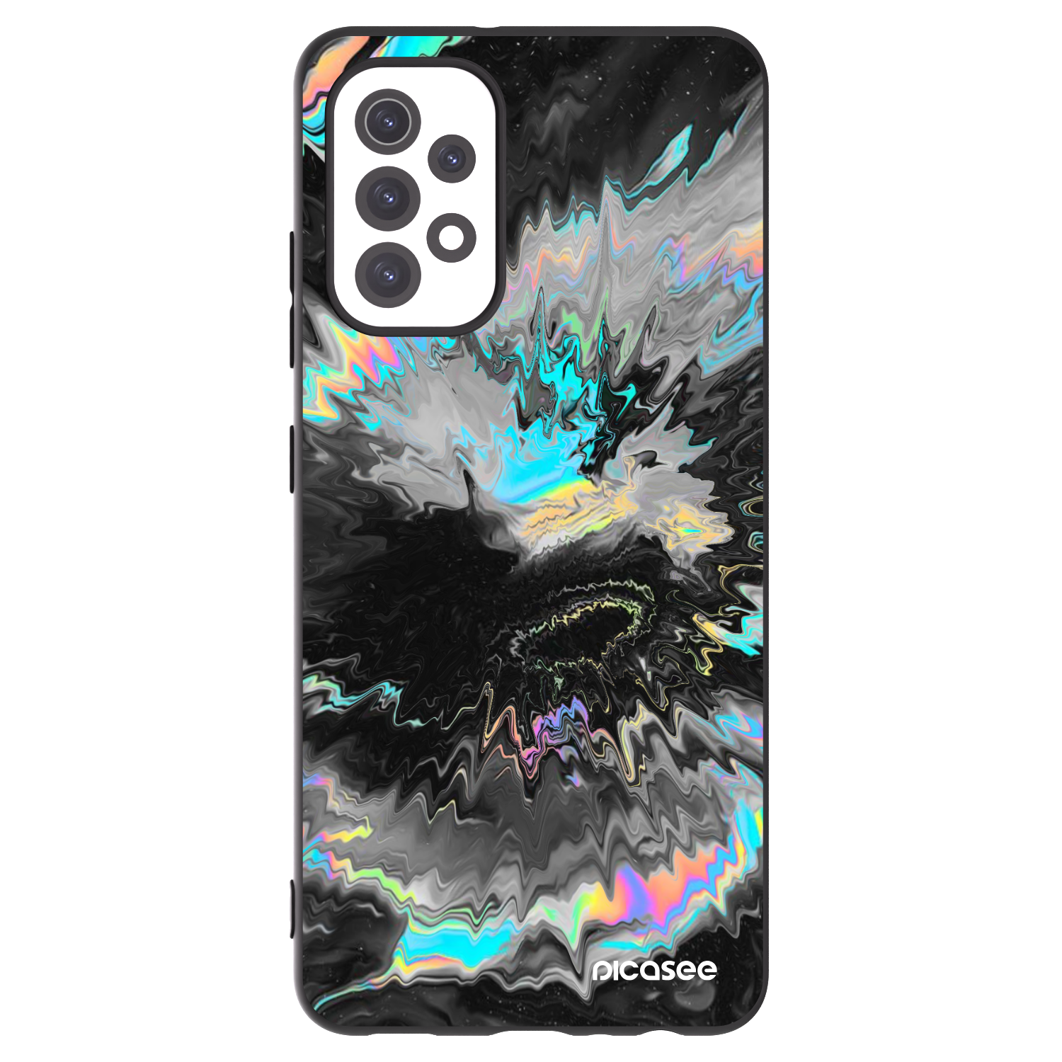 Picasee silikónový čierny obal pre Samsung Galaxy A32 5G A326B - Magnetic