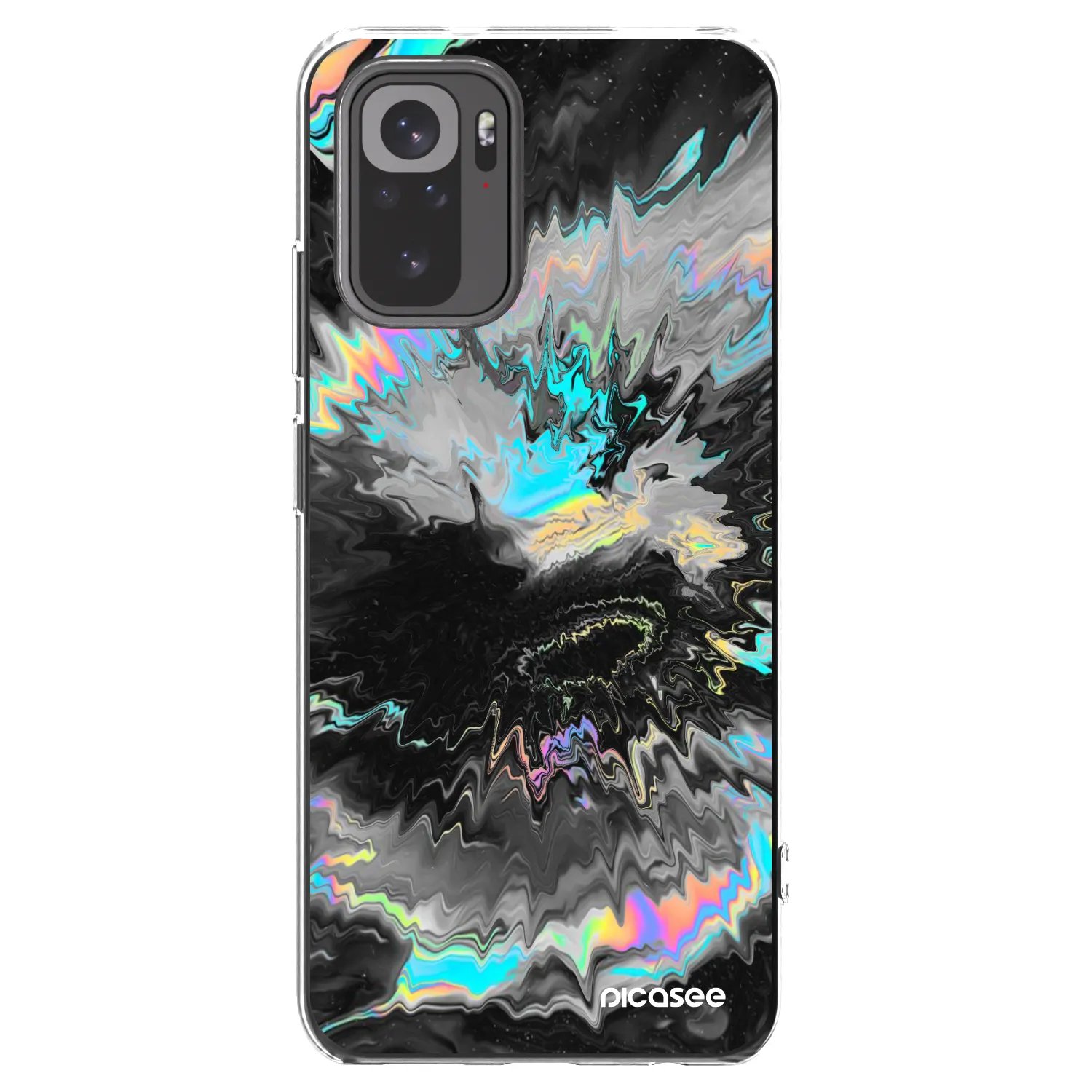 Picasee silikónový prehľadný obal pre Xiaomi Redmi Note 10S - Magnetic