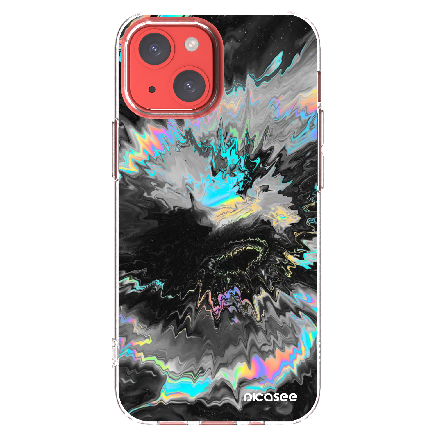 Picasee silikónový prehľadný obal pre Apple iPhone 13 mini - Magnetic
