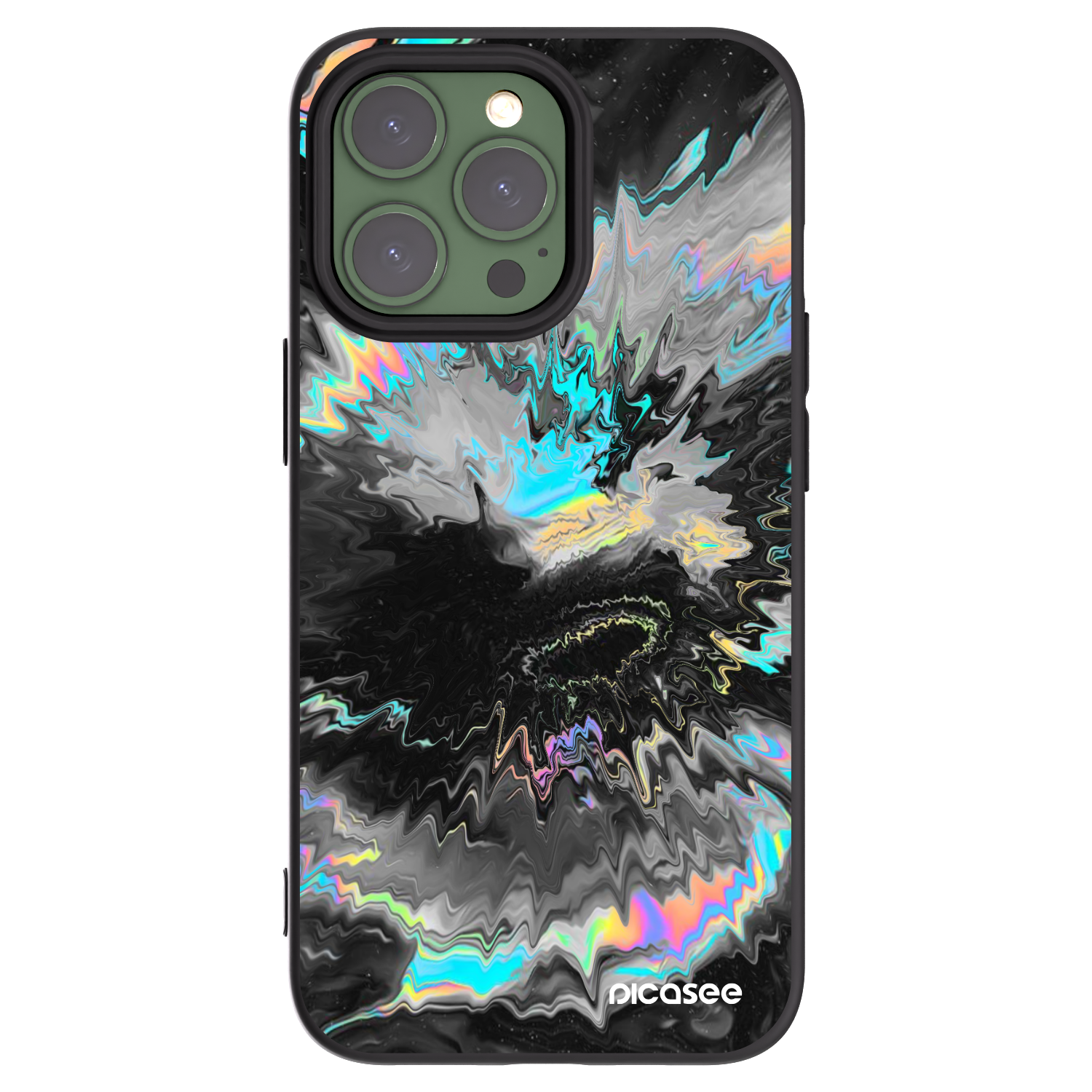 Picasee silikónový čierny obal pre Apple iPhone 13 Pro - Magnetic