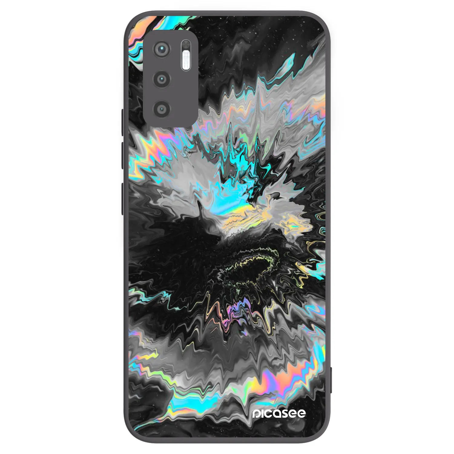 Picasee silikónový čierny obal pre Xiaomi Redmi Note 10 5G - Magnetic