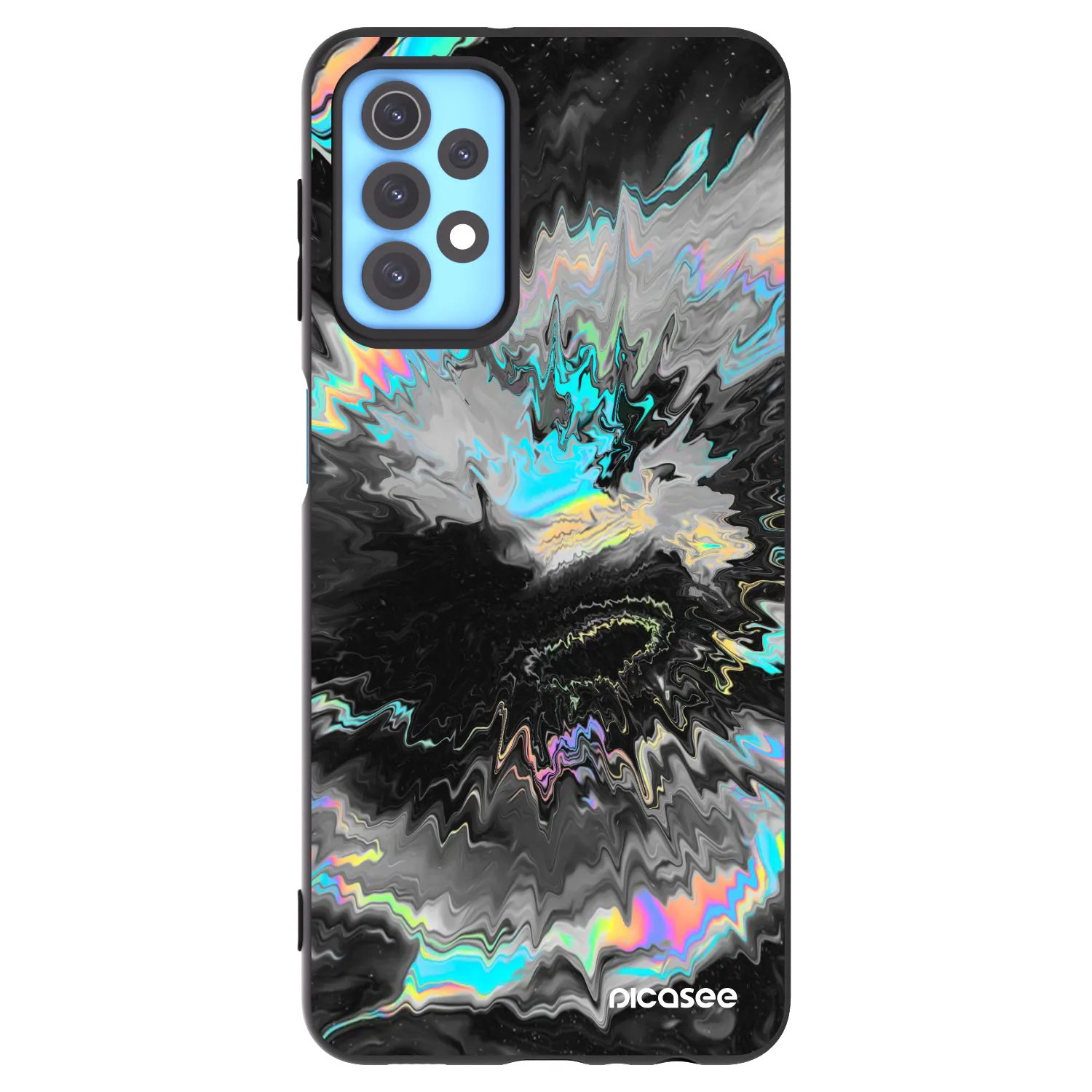 Picasee silikónový čierny obal pre Samsung Galaxy A32 4G SM-A325F - Magnetic