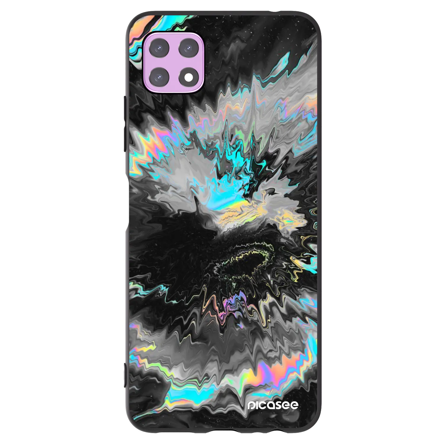 Picasee silikónový čierny obal pre Samsung Galaxy A22 A226B 5G - Magnetic