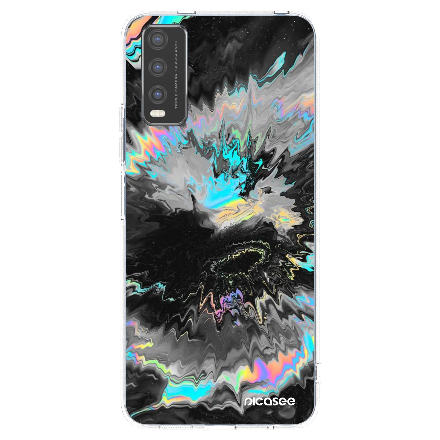 Picasee silikónový prehľadný obal pre Vivo Y20s - Magnetic