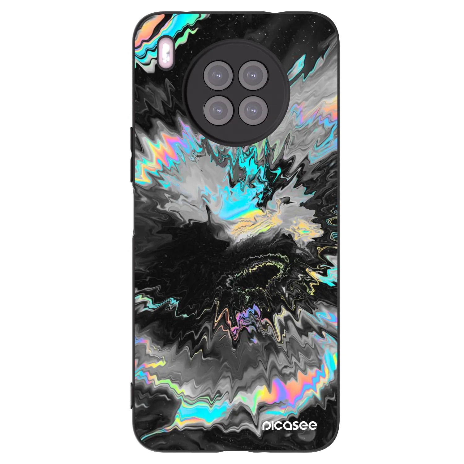 Picasee silikónový čierny obal pre Huawei Nova 8i - Magnetic