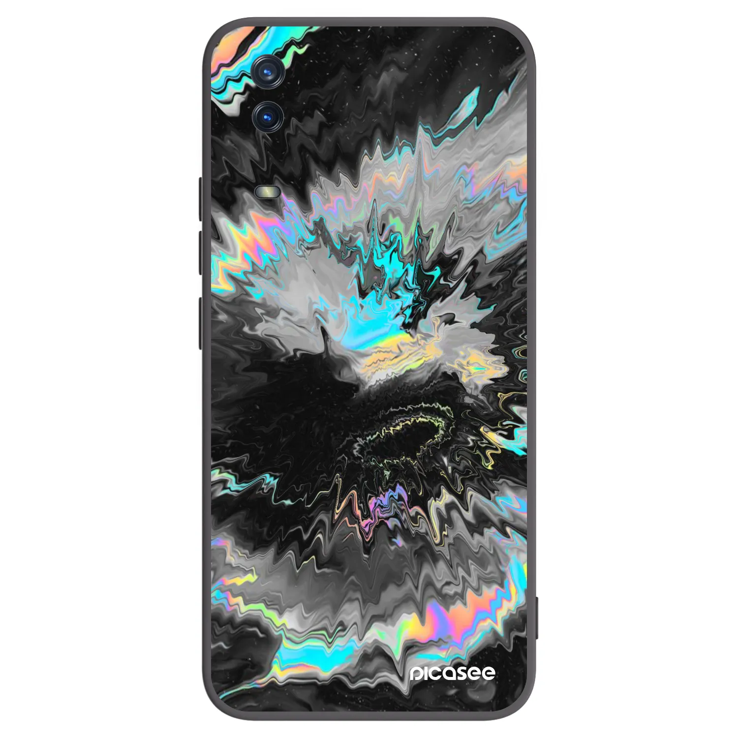 Picasee silikónový čierny obal pre Vivo Y11s - Magnetic