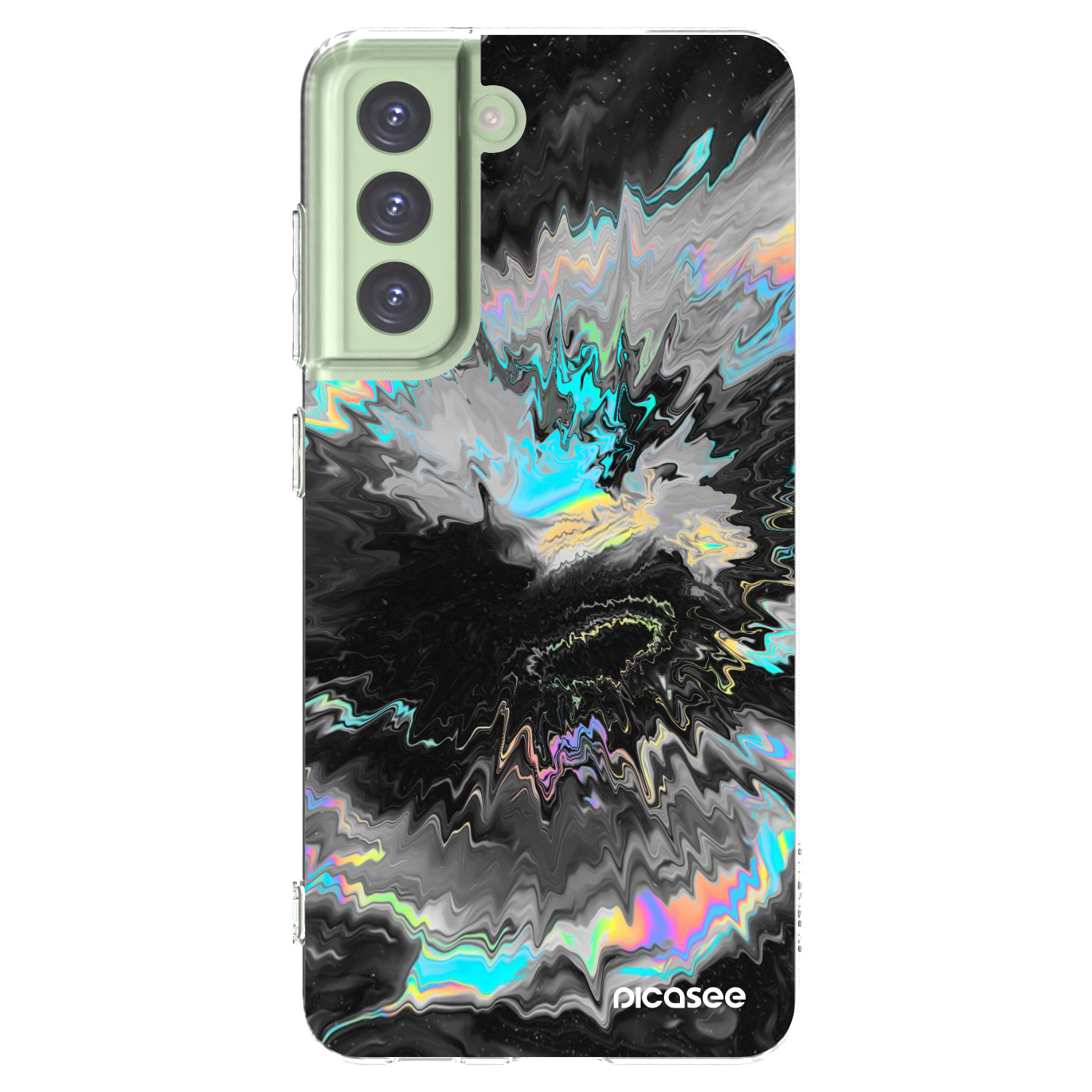 Picasee silikónový prehľadný obal pre Samsung Galaxy S21 FE 5G - Magnetic