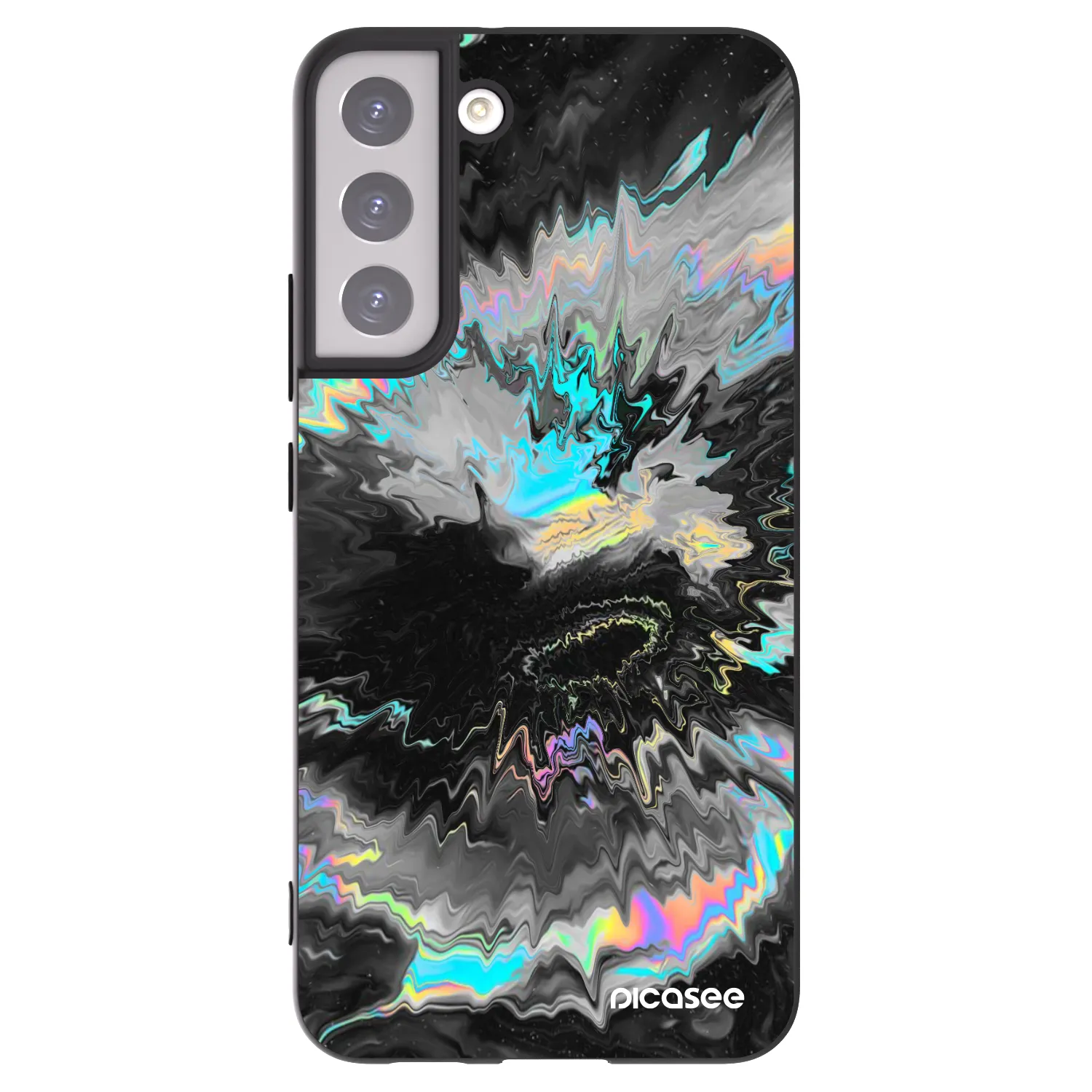 Picasee silikónový čierny obal pre Samsung Galaxy S22+ 5G - Magnetic