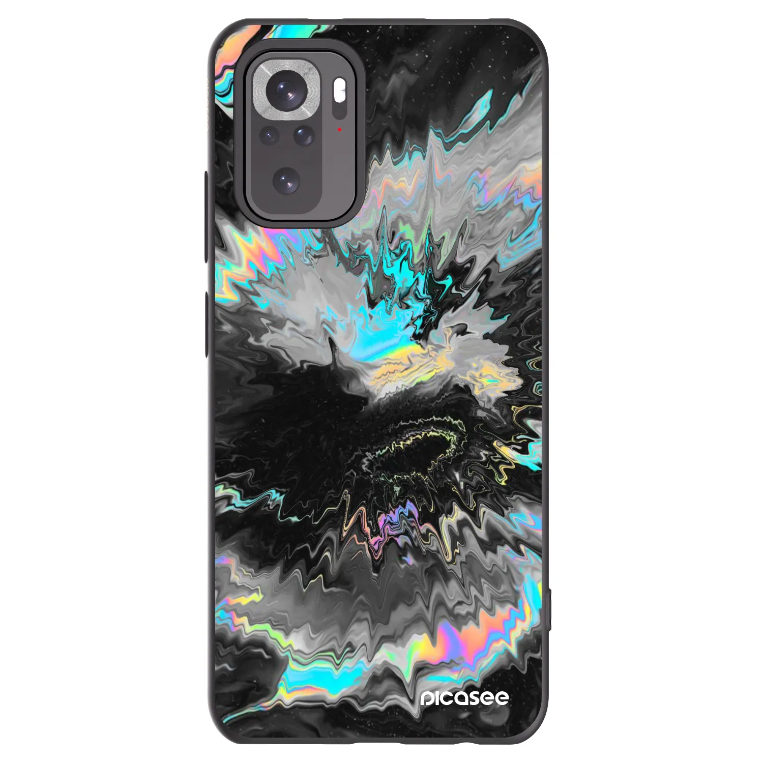 Picasee silikónový čierny obal pre Xiaomi Redmi Note 11S 4G - Magnetic