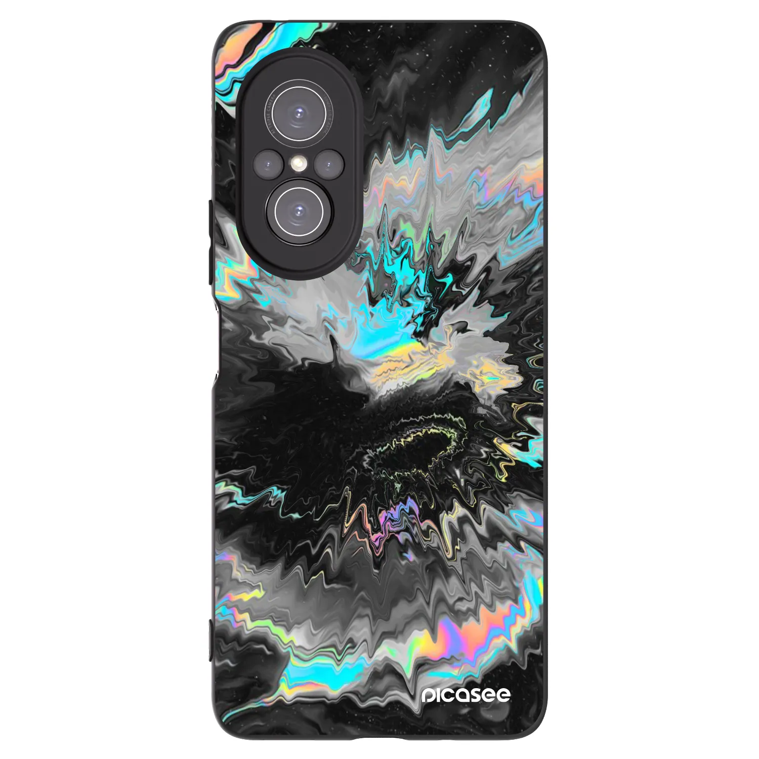 Picasee silikónový čierny obal pre Huawei Nova 9 SE - Magnetic