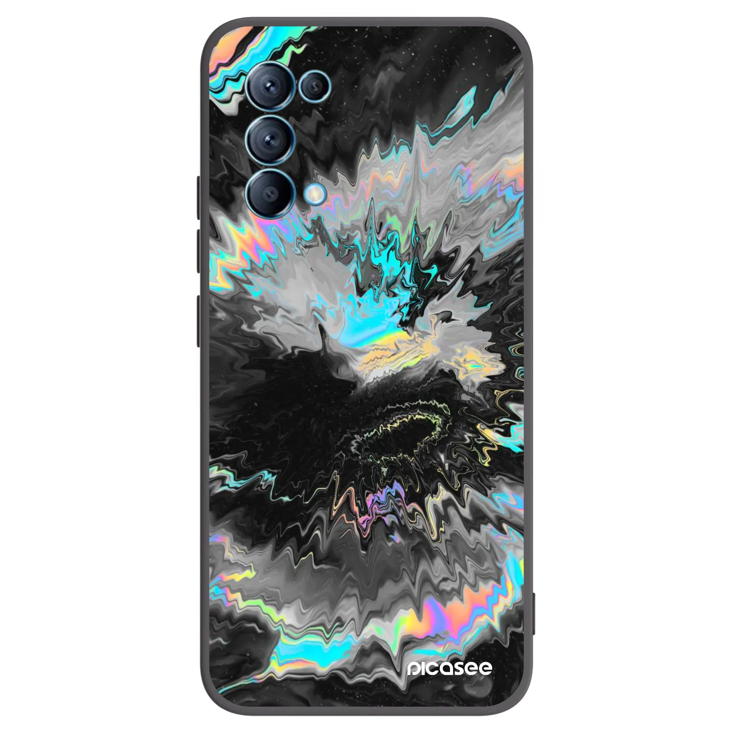 Picasee silikónový čierny obal pre OPPO Reno 5 5G - Magnetic